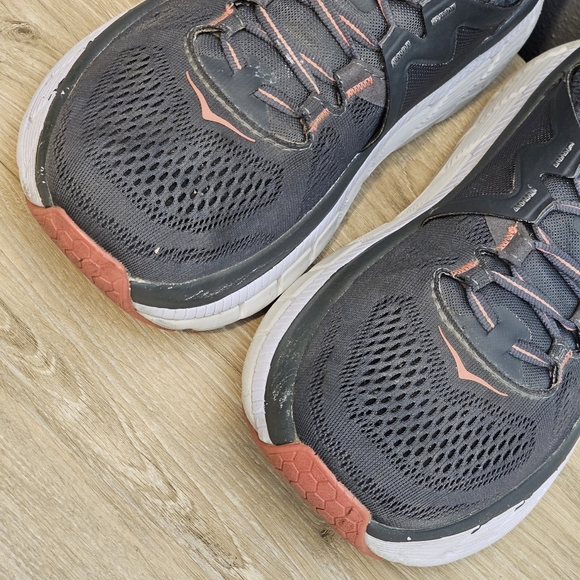 Hoka One One Gaviota 2 Womens Size 10 Gray Running Shoes Athletic Lace Up - Picture 6 of 12